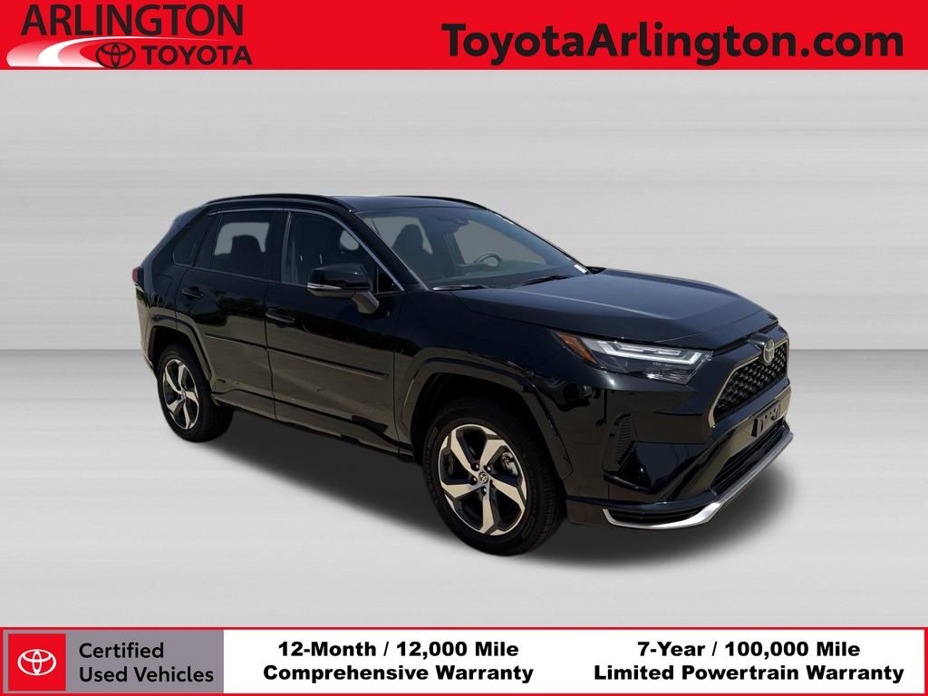 Midnight Black Metallic 2025 Toyota RAV4 Plug-in Hybrid SUV / Crossover All-Wheel Drive Continuously Variable Transmission