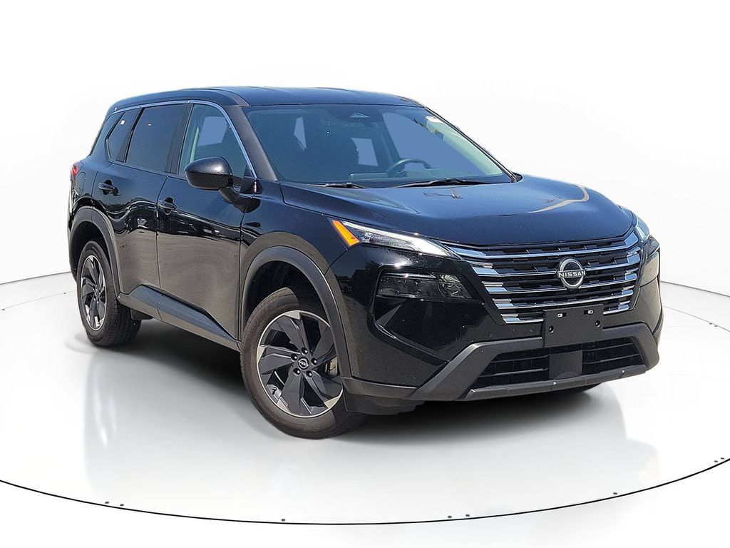 Super Black 2025 Nissan Rogue SUV / Crossover Front-Wheel Drive Continuously Variable Transmission