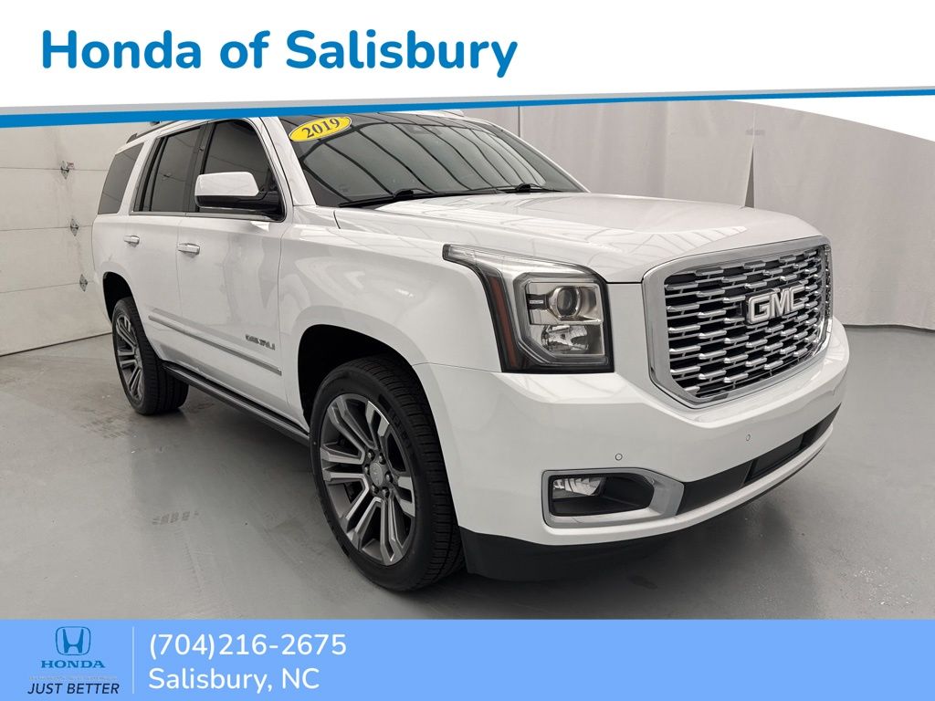 Summit White 2019 GMC Yukon Denali RWD SUV / Crossover 4X2