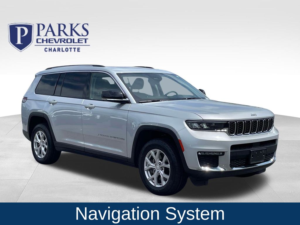 Silver 2023 Jeep Grand Cherokee L SUV / Crossover Four-Wheel Drive 8-Speed Automatic