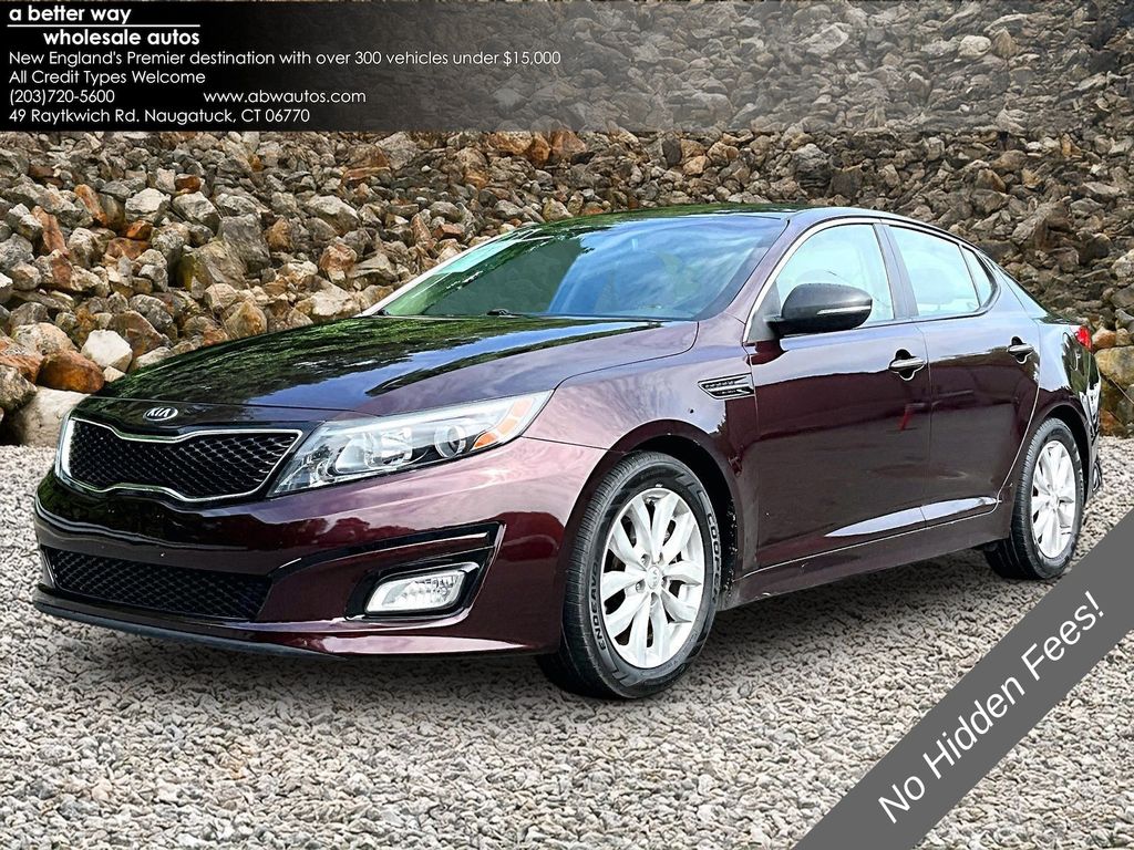 Dark Cherry 2014 Kia Optima Sedan Front-Wheel Drive 6-Speed Automatic