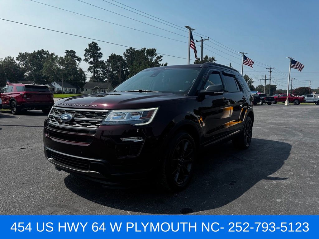 Red (Burgundy) 2018 Ford Explorer SUV / Crossover All-Wheel Drive 6-Speed Automatic