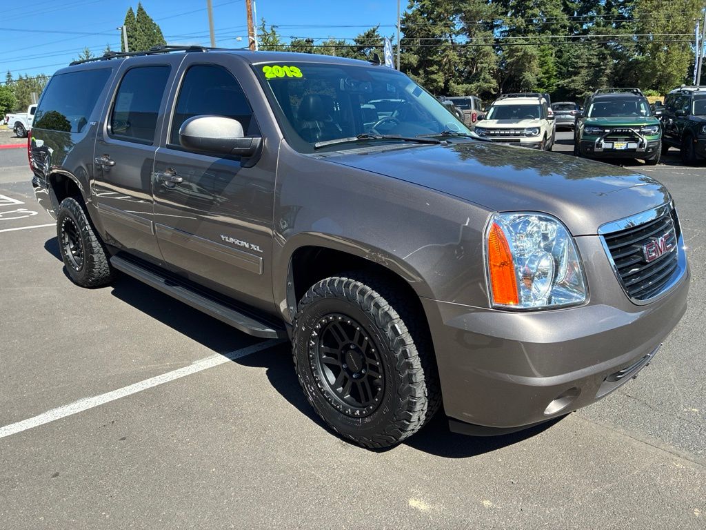 Gray (Mocha Steel Metallic) 2013 GMC Yukon XL SLT 4WD SUV / Crossover Four-Wheel Drive 6-Speed Automatic Overdrive