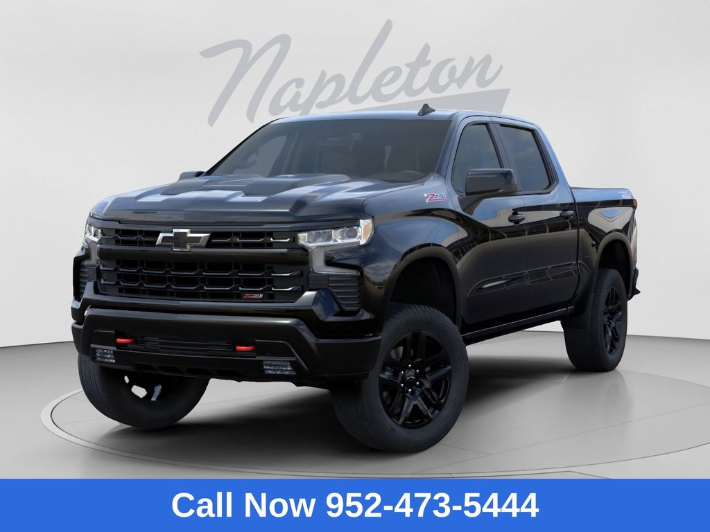 Black 2026 Chevrolet Silverado 1500 Pickup Truck Four-Wheel Drive Automatic