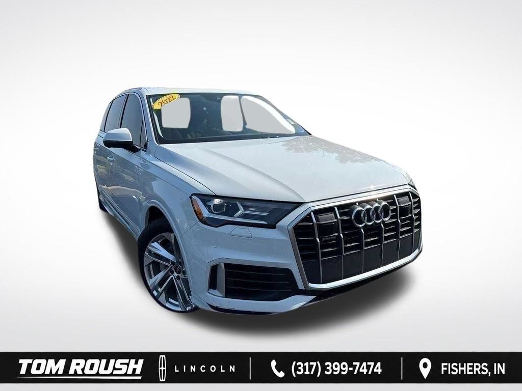 Glacier White Metallic 2022 Audi Q7 SUV / Crossover All-Wheel Drive 8-Speed Automatic