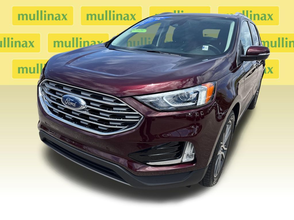 Certified Used 2021 Red Ford Titanium image 10