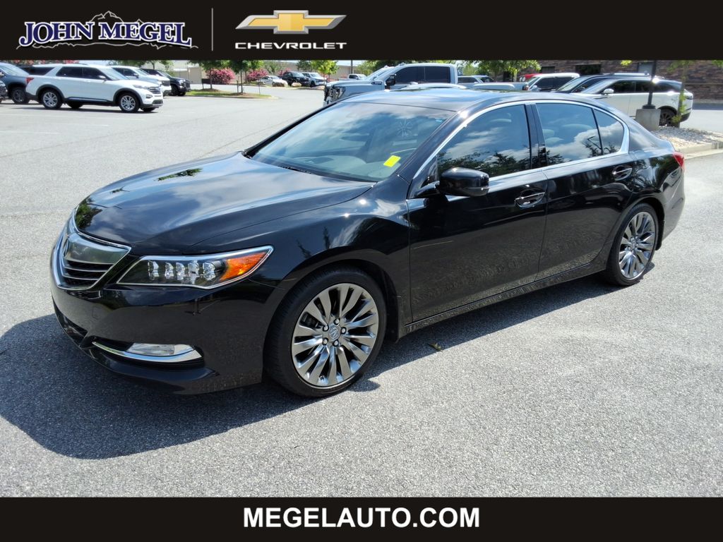 Crystal Black Pearl 2016 Acura RLX Sedan Front-Wheel Drive 6-Speed Automatic