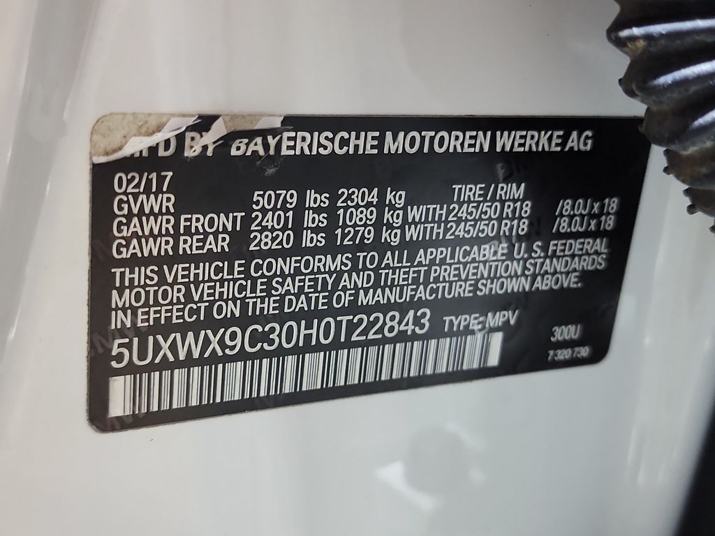 2017 BMW X3 xDrive28i photo