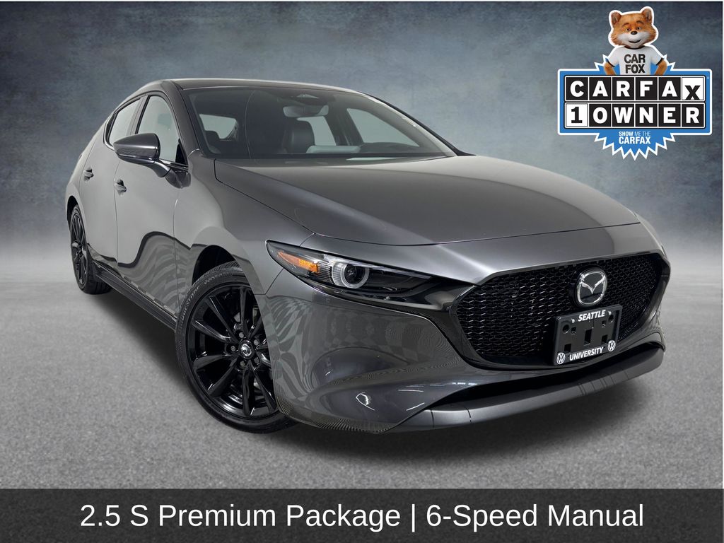 Machine Gray Metallic 2025 Mazda MAZDA3 Hatchback Front-Wheel Drive 6-Speed Manual