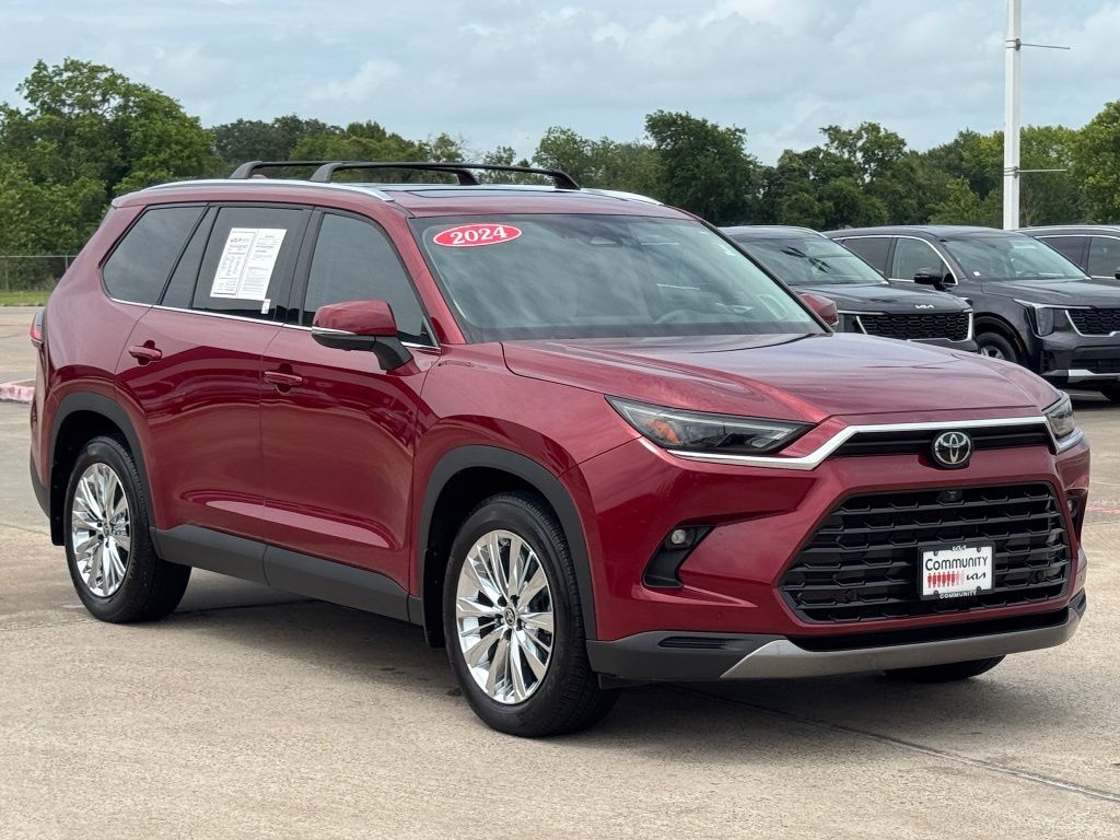 2024 Toyota Grand Highlander Platinum Red at Don McGill Toyota