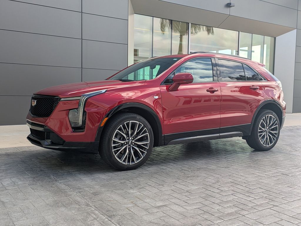 Radiant Red Tintcoat 2025 Cadillac XT4 Sport FWD SUV / Crossover Front-Wheel Drive 9-Speed Automatic