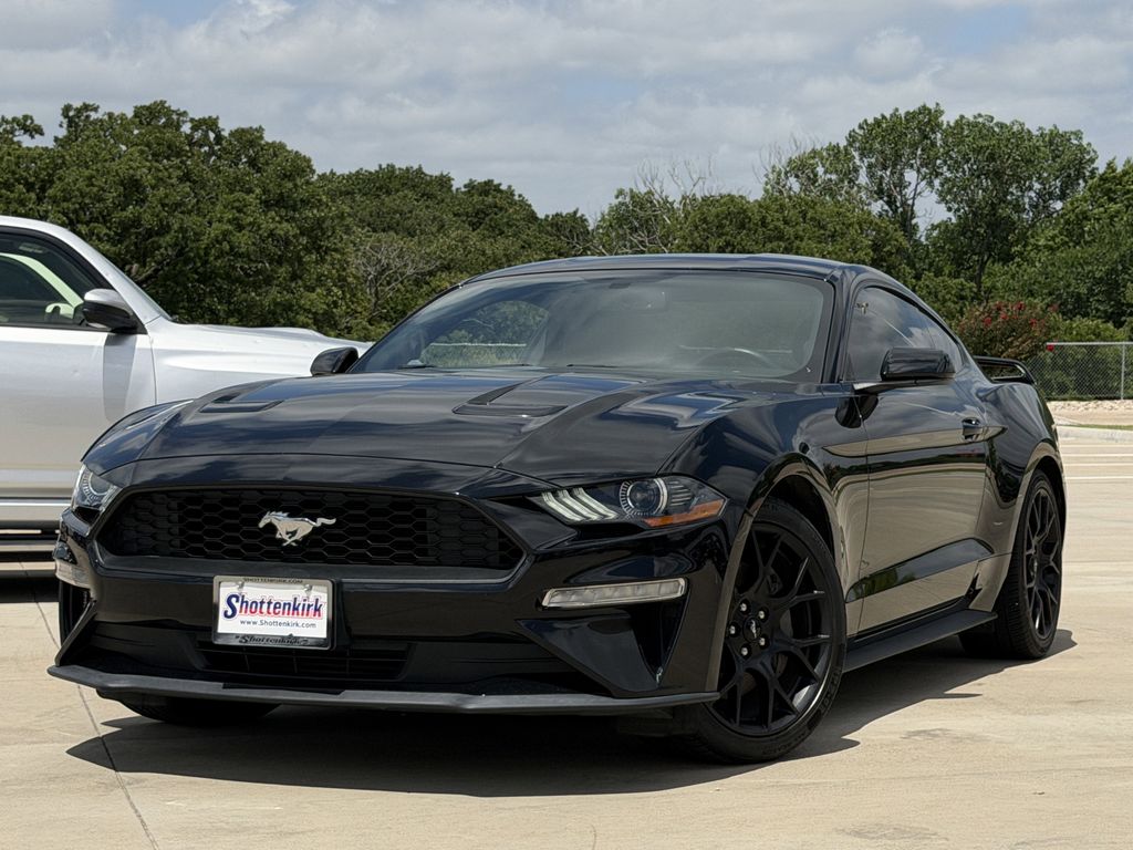 Used 2019 Ford Mustang EcoBoost with VIN 1FA6P8TH7K5163455 for sale in Hudson Oaks, TX