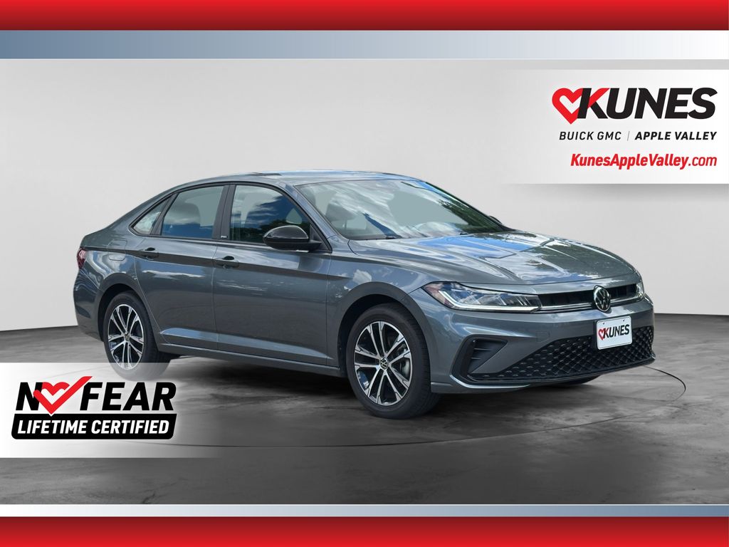 Platinum Gray Metallic 2025 Volkswagen Jetta Sedan Front-Wheel Drive 8-Speed Automatic