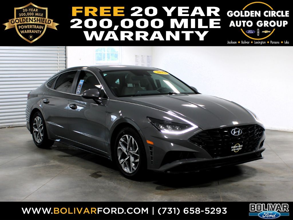 Hampton Gray 2022 Hyundai Sonata Sedan Front-Wheel Drive 8-Speed Automatic