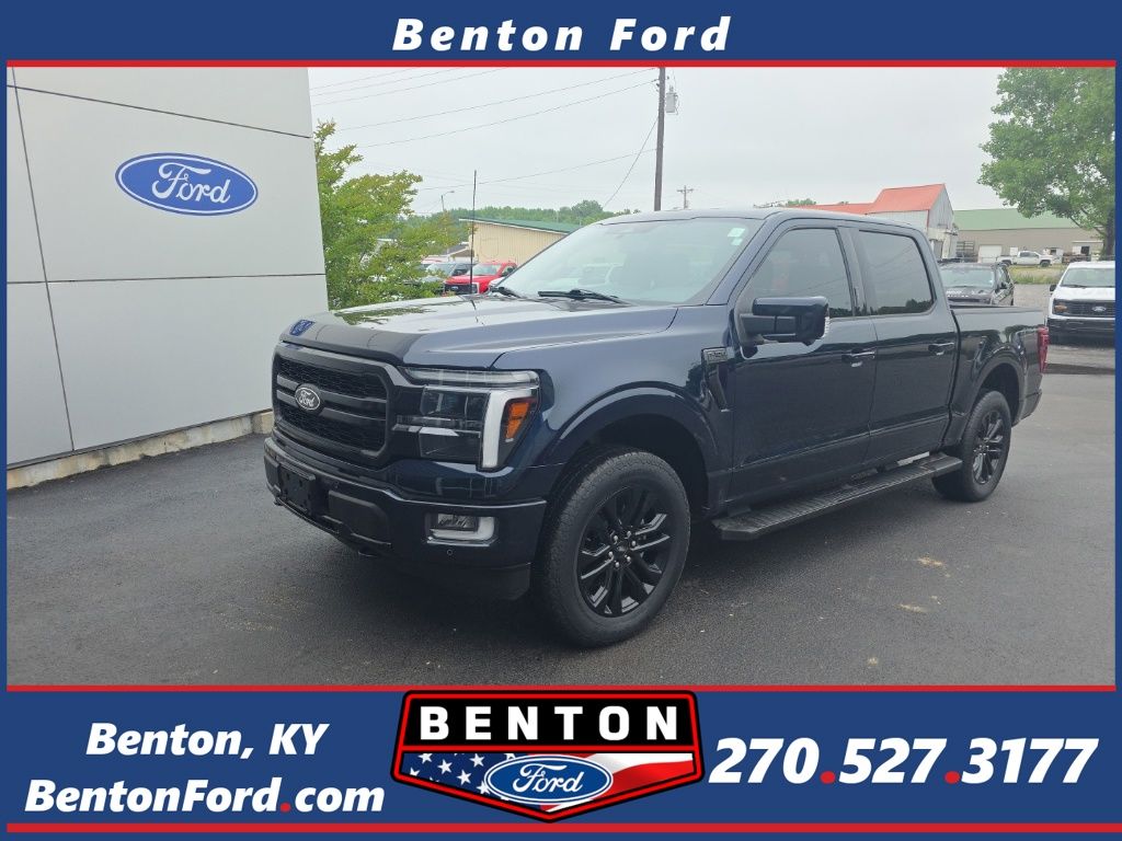 Antimatter Blue Metallic 2024 Ford F-150 Pickup Truck Four-Wheel Drive Automatic