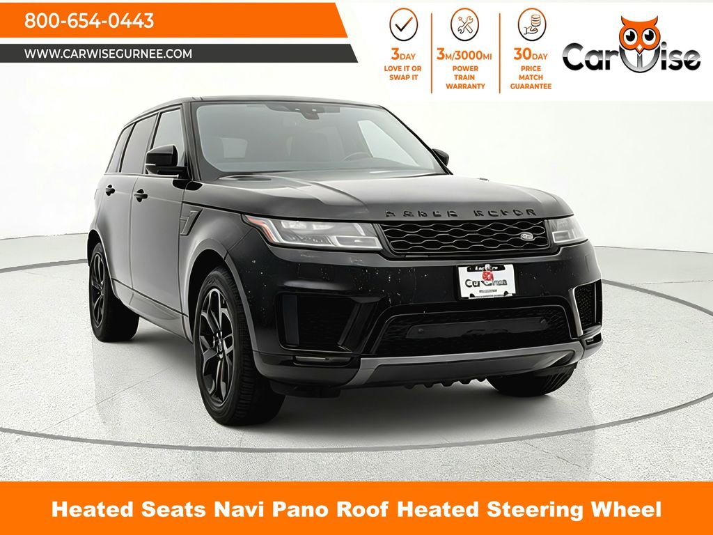 Black 2019 Land Rover Range Rover Sport V6 HSE 4WD SUV / Crossover All-Wheel Drive 8-Speed Automatic