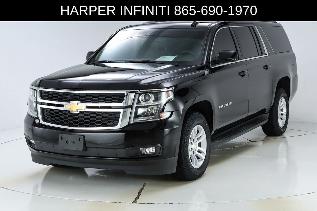 Black 2018 Chevrolet Suburban 1500 LT RWD SUV / Crossover 4X2 6-Speed Automatic Overdrive