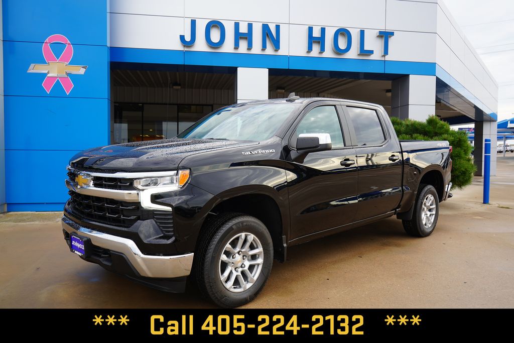 Black 2026 Chevrolet Silverado 1500 Pickup Truck Four-Wheel Drive Automatic
