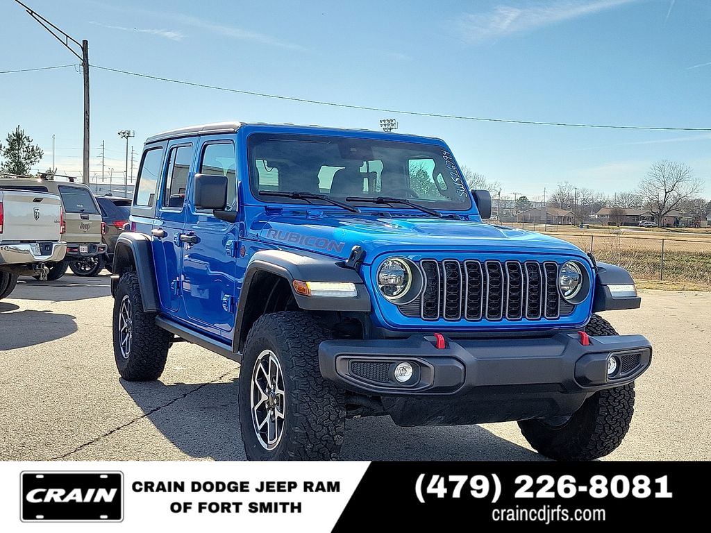 Hydro Blue Pearl Coat 2025 Jeep Wrangler SUV / Crossover Four-Wheel Drive 8-Speed Automatic