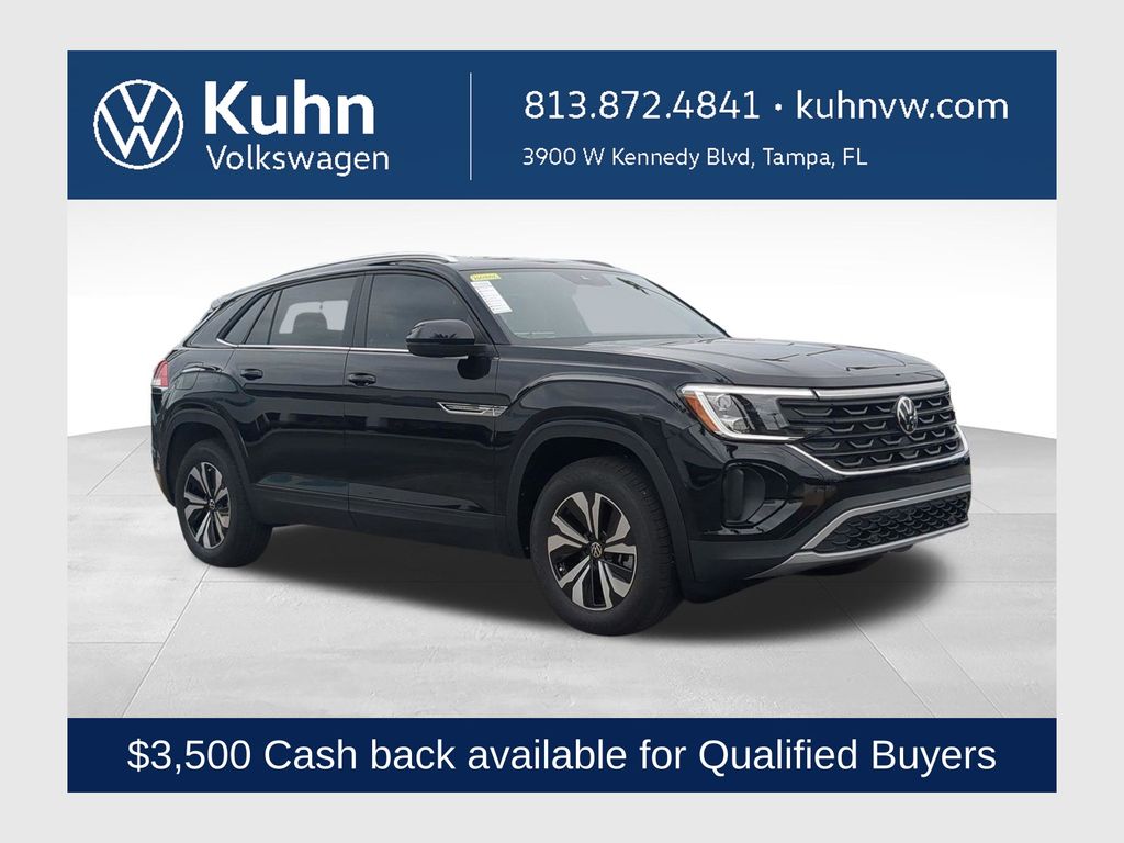 Deep Black Pearl 2026 Volkswagen Atlas Cross Sport SUV / Crossover Front-Wheel Drive 8-Speed Automatic