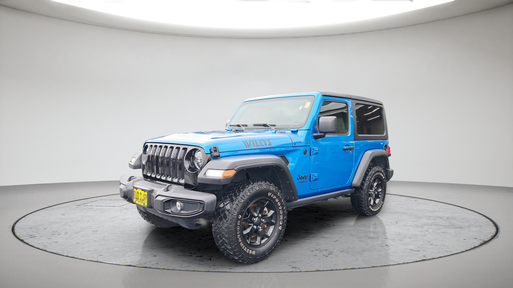 Hydro Blue Pearl Coat 2022 Jeep Wrangler SUV / Crossover Four-Wheel Drive 8-Speed Automatic