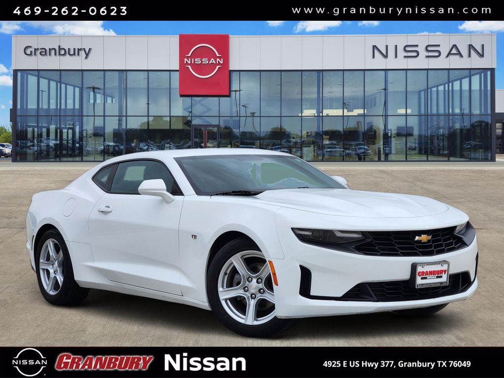 Summit White 2023 Chevrolet Camaro Coupe Rear-Wheel Drive 8-Speed Automatic