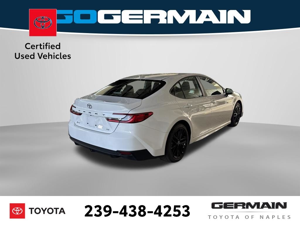 Certified Used 2025 White Toyota SE image 7