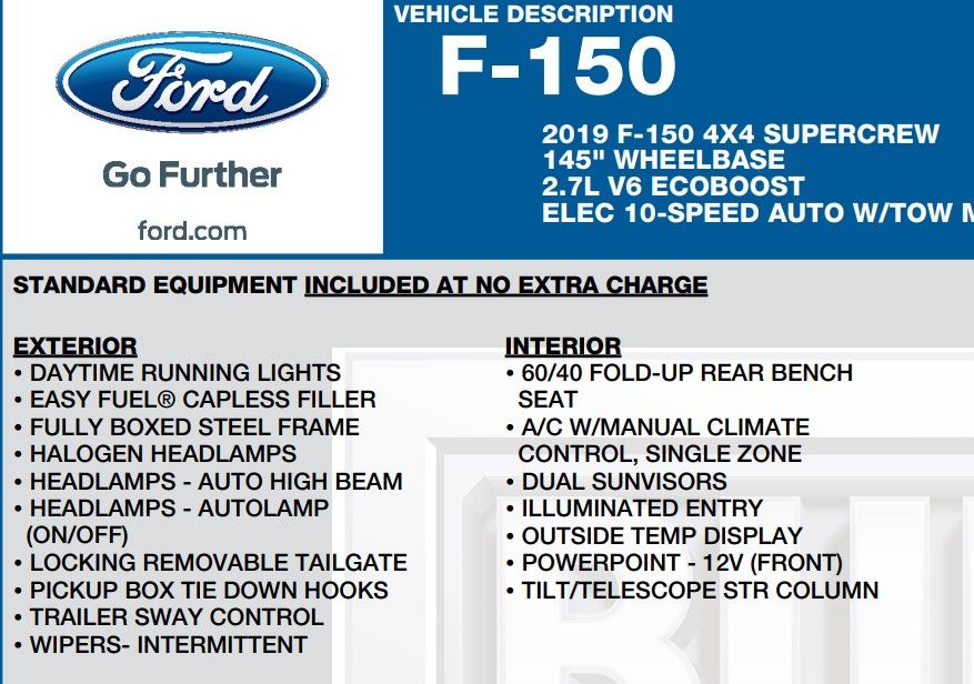 2019 Ford F-150 XL 21