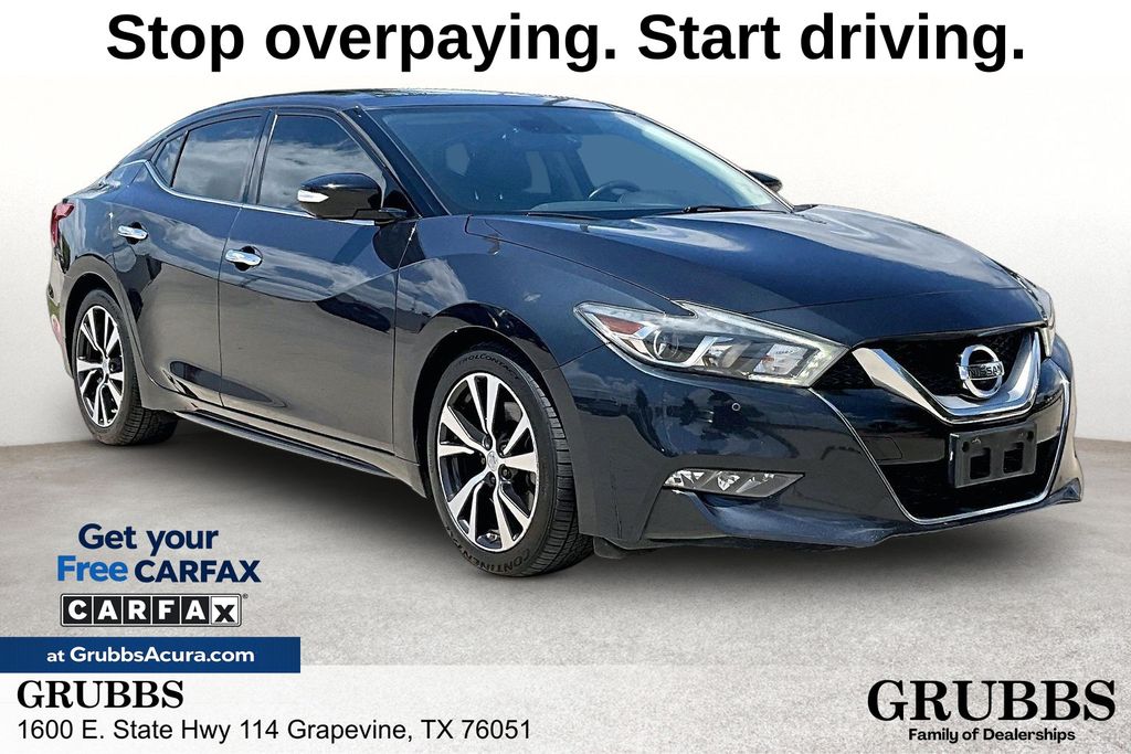 Storm Blue 2017 Nissan Maxima Platinum FWD Sedan Front-Wheel Drive Continuously Variable Transmission