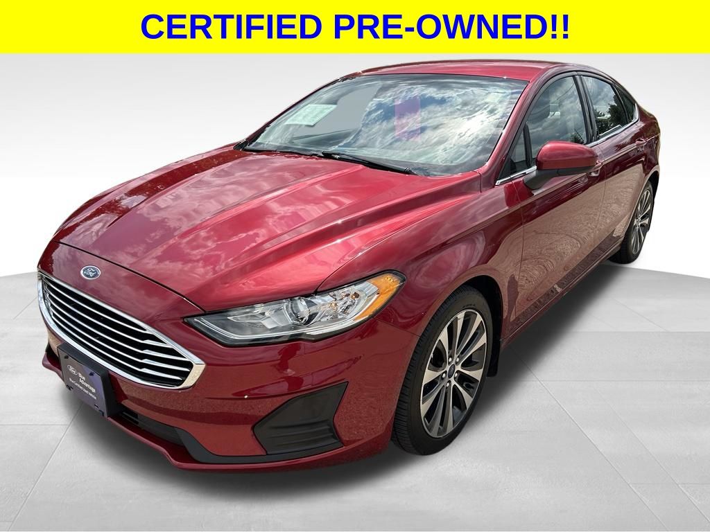 Ruby Red Metallic 2019 Ford Fusion Sedan All-Wheel Drive 6-Speed Automatic