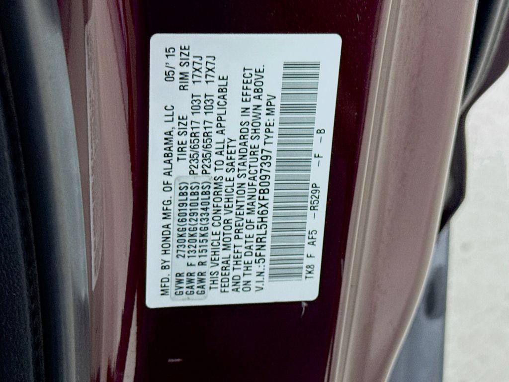 Used Car 2015 Honda Odyssey  Ex-l For Sale Under $15,000 In Austin, Texas