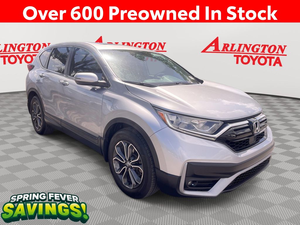 Lunar Silver Metallic 2021 Honda CR-V EX FWD SUV / Crossover Front-Wheel Drive Continuously Variable Transmission