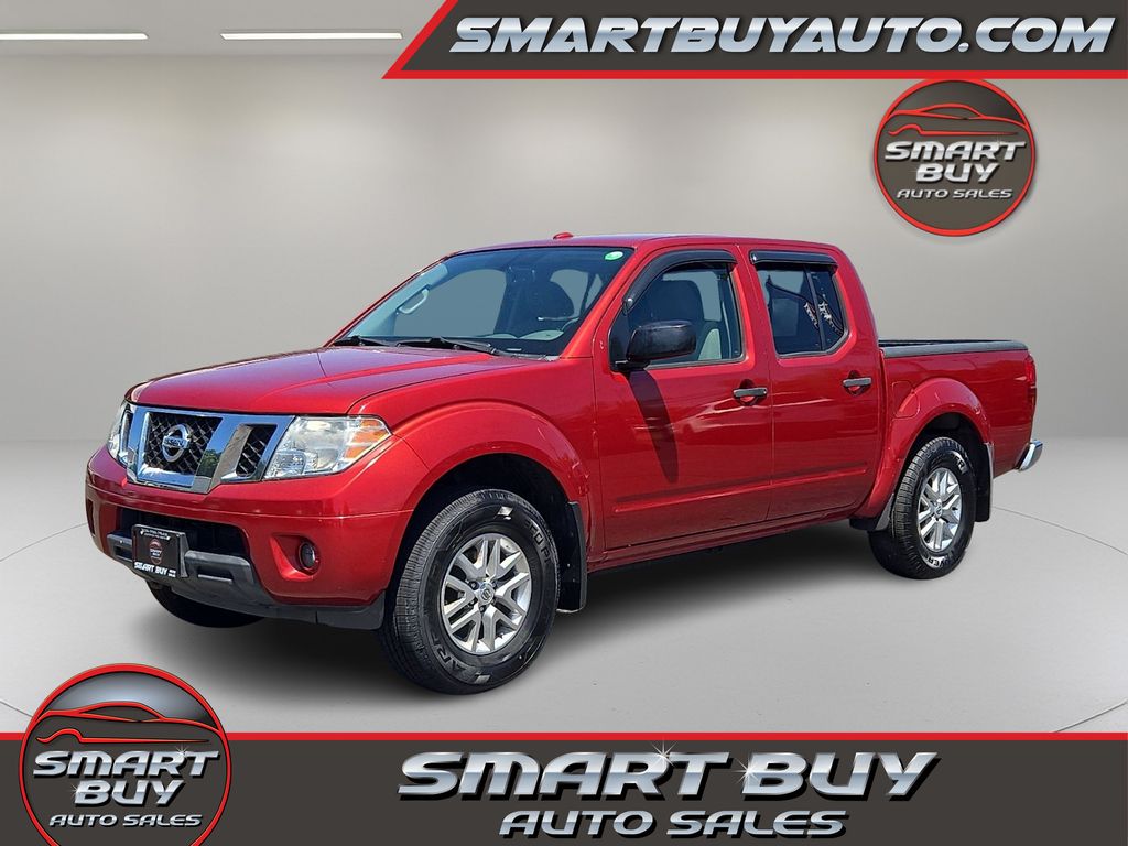 Lava Red 2016 Nissan Frontier Pickup Truck Four-Wheel Drive 5-Speed Automatic Overdrive