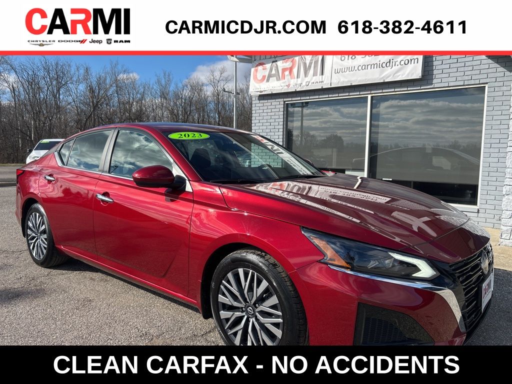 Red (Scarlet Ember Tintcoat) 2023 Nissan Altima Sedan Front-Wheel Drive Continuously Variable Transmission
