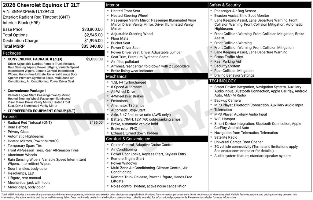 Used 2026 Chevrolet Equinox SUV