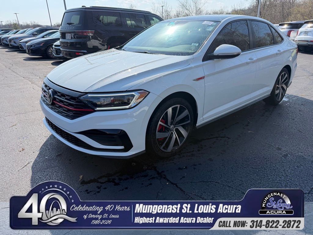 Pure White w/Black Roof 2019 Volkswagen Jetta GLI Autobahn FWD Sedan Front-Wheel Drive 6-Speed Manual