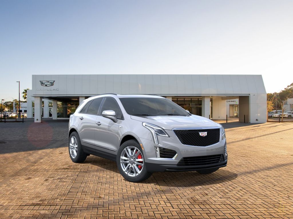 Argent Silver Metallic 2025 Cadillac XT5 Sport AWD SUV / Crossover Four-Wheel Drive 9-Speed Automatic