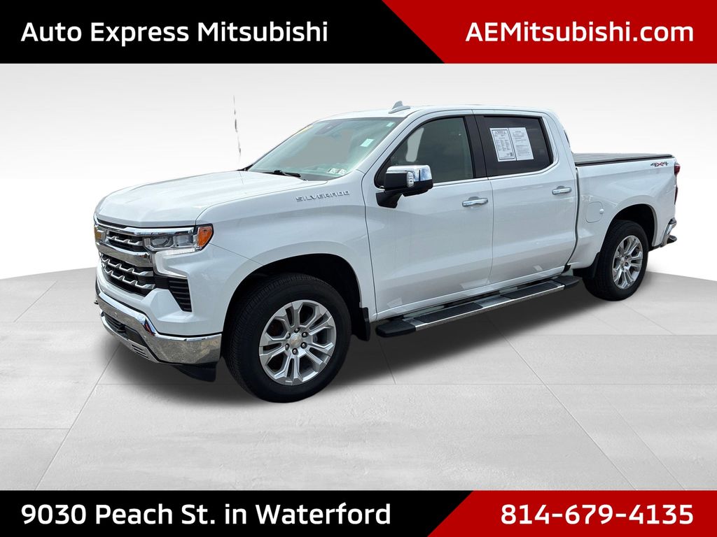 2022 Chevrolet Silverado 1500 LTZ White at Phil Fitts Ford