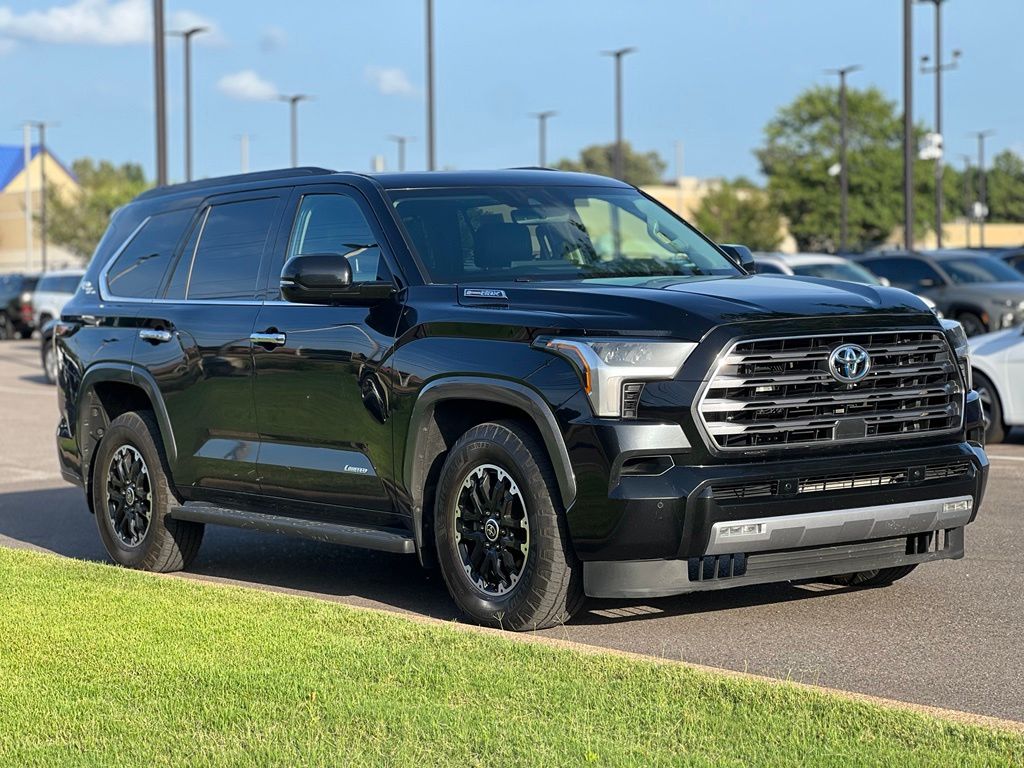 Midnight Black Metallic 2023 Toyota Sequoia SUV / Crossover Four-Wheel Drive Automatic