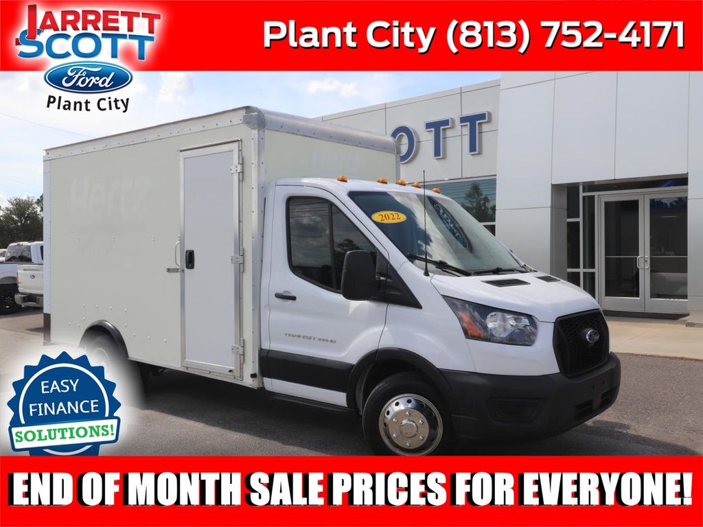 Oxford White 2022 Ford Transit Chassis Van Rear-Wheel Drive