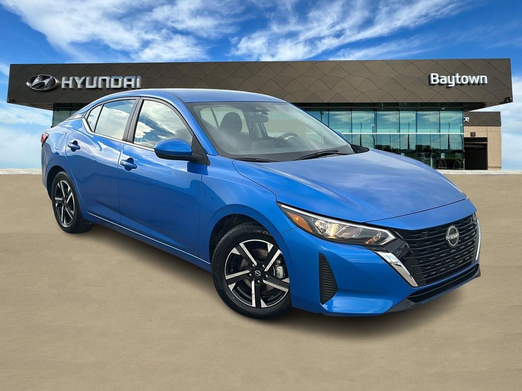 2025 Nissan Sentra SV Blue at South Houston Nissan