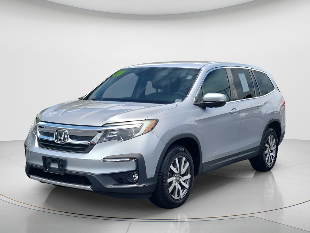 Lunar Silver Metallic 2021 Honda Pilot EX AWD SUV / Crossover All-Wheel Drive 9-Speed Automatic