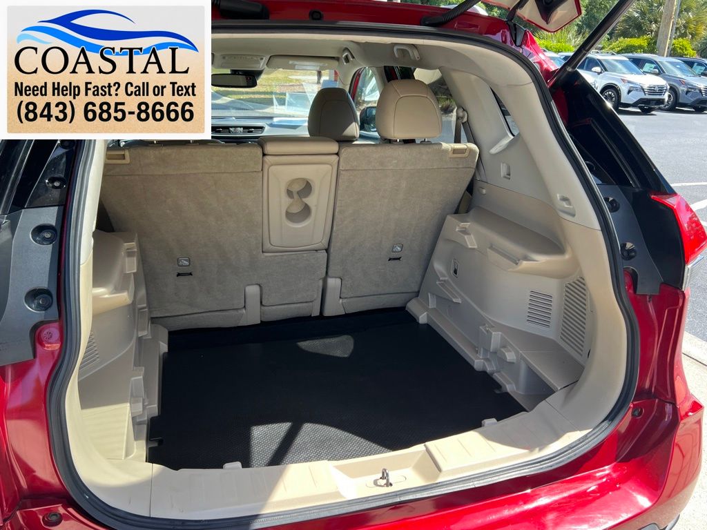 2017 Nissan Rogue SL Red at Coastal Chevrolet Cadillac