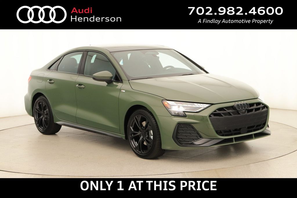 District Green Metallic 2026 Audi A3 Sedan All-Wheel Drive 7-Speed Automatic