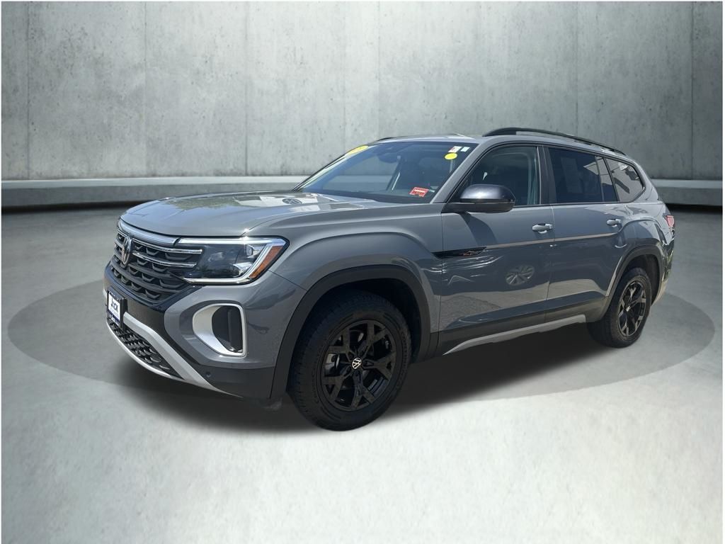 Pure Gray 2024 Volkswagen Atlas SUV / Crossover All-Wheel Drive 8-Speed Automatic