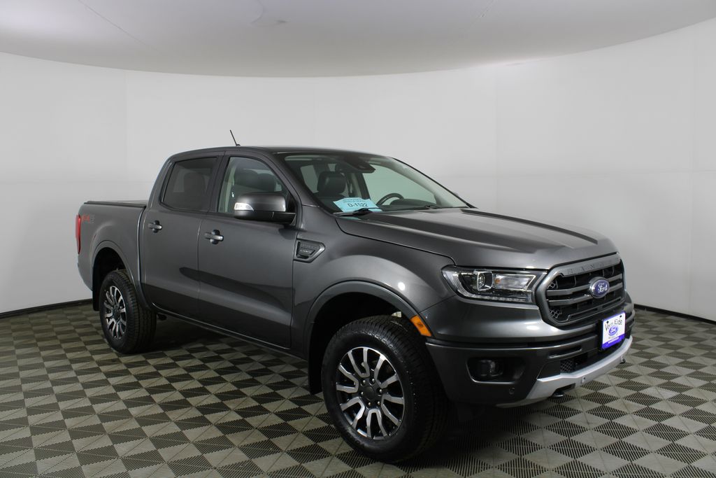 Gray (Magnetic Metallic) 2019 Ford Ranger Lariat SuperCrew 4WD Pickup Truck Four-Wheel Drive Automatic