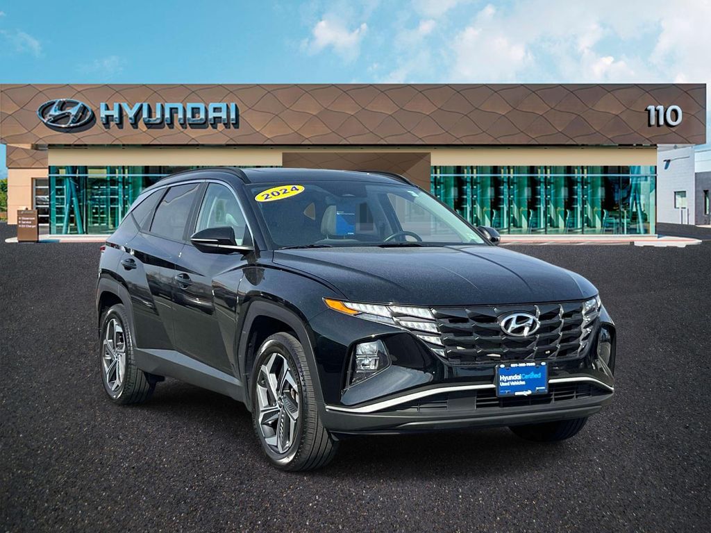 Black Pearl 2024 Hyundai Tucson SEL AWD SUV / Crossover All-Wheel Drive 8-Speed Automatic