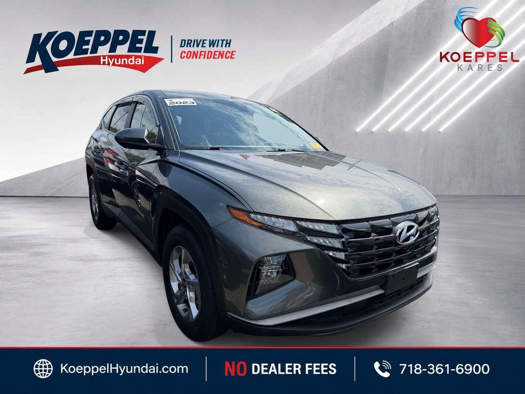 Amazon Gray 2023 Hyundai Tucson SUV / Crossover All-Wheel Drive 8-Speed Automatic