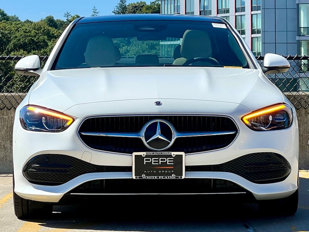 Polar White 2026 Mercedes-Benz C-Class Sedan All-Wheel Drive 9-Speed Automatic