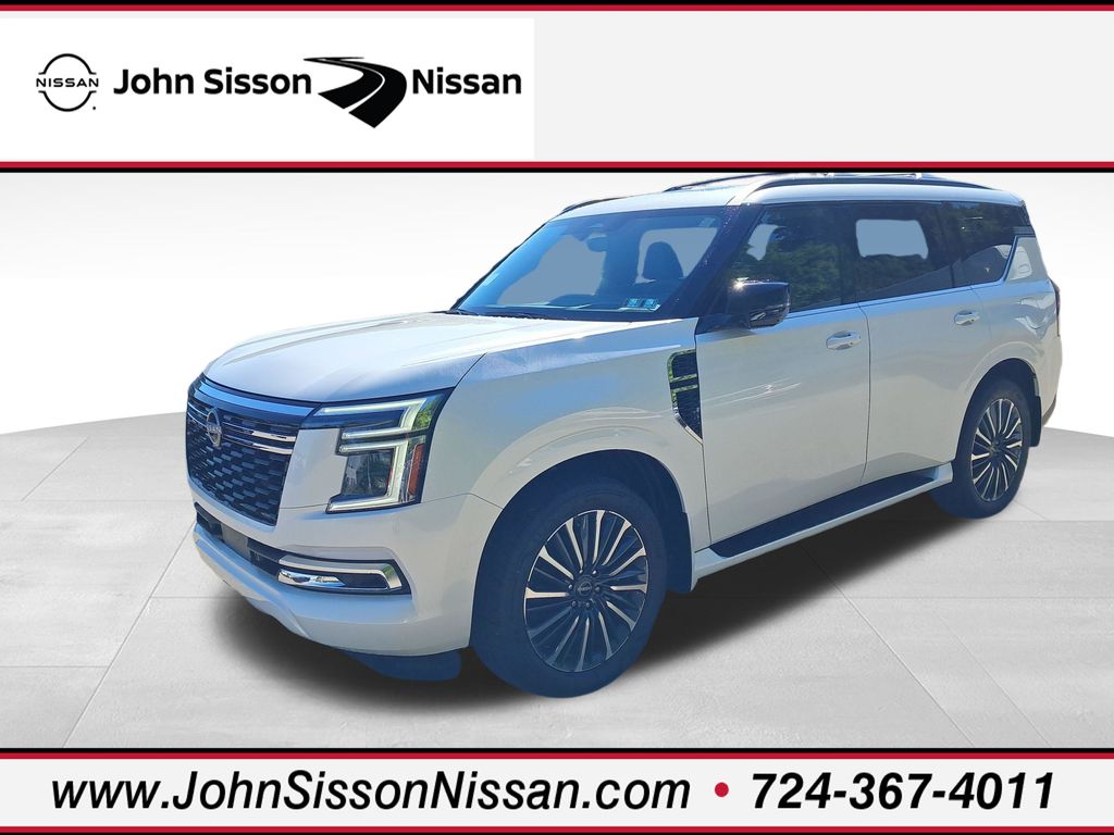 Everest White Pearl Tricoat 2026 Nissan Armada Platinum Reserve 4WD SUV / Crossover Four-Wheel Drive 9-Speed Automatic